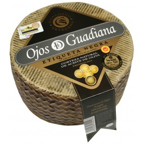 OJOS DEL GUADIANA ETIQUETA NEGRA Queso artesano reserva peso aproximado cuña 250 grs